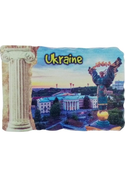 Ukrayna Temalı Sütun Magnet