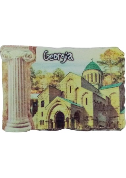 Gürcistan Temalı Sütun Magnet