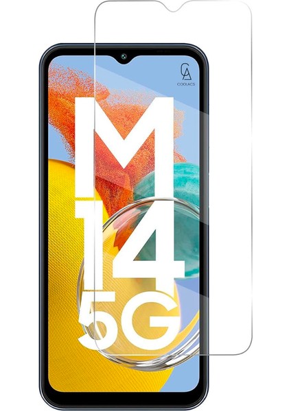 Samsung Galaxy M14 5g ile Uyumlu Ekran Koruyucu Şeffaf Temperli Kırılmaz Cam Ekran Koruyucu