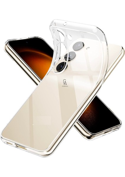 Samsung Galaxy S23 Fe ile Uyumlu Kılıf Şeffaf Kamera Korumalı Esnek Silikon Telefon Kılıfı Kapak indirimleri