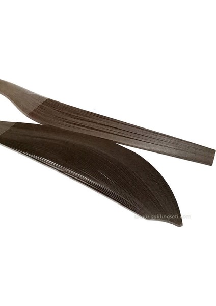 Quillingseti 3mm Kahverengi Renk Quilling Kağıdı - 100'LÜ fiyatları