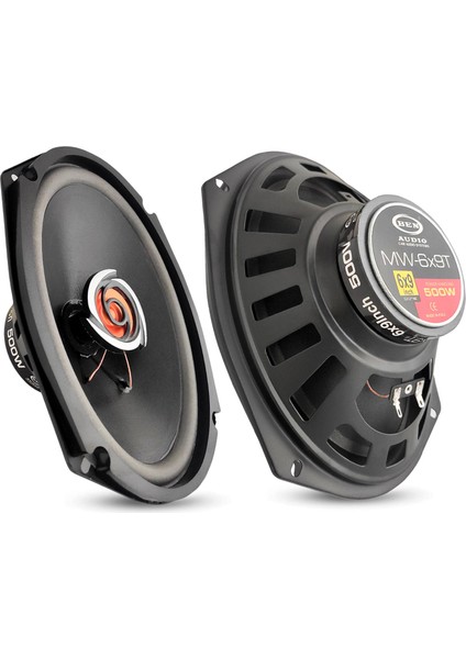 Oto Hoparlör Oval 6x9 500W Kapaklı 1 Adet Ben Audıo MW-6X9T