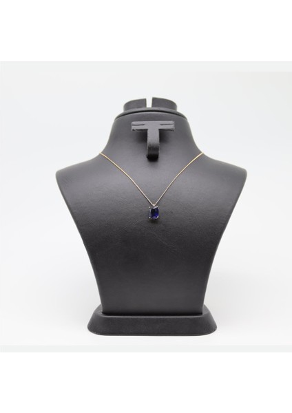 Alexandrite Baget Taşlı Minimal Kolye