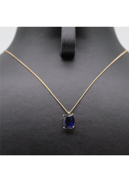 Alexandrite Baget Taşlı Minimal Kolye