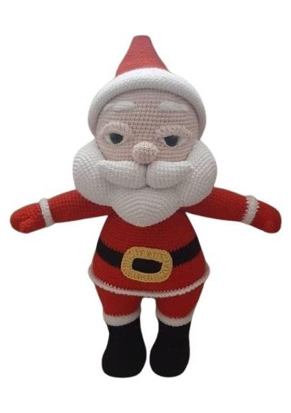 Yılbaşı Dedesi Amigurumi Organik Oyuncak