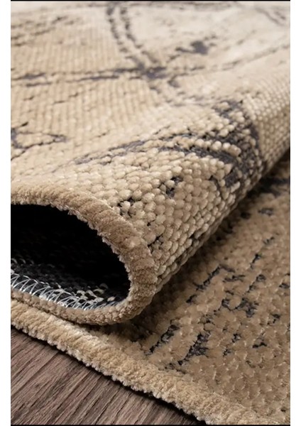 Halı Aqua Pamuklu Kolay Temizlenen Yumuşak Modern Dokuma Kesme Kilim Halı
