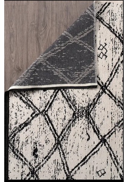 Halı Aqua Pamuklu Kolay Temizlenen Yumuşak Modern Dokuma Kesme Kilim Halı
