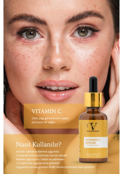 C Vitamini Serum 30 ml %20 C vitamini - %2 Ferulic Acid
