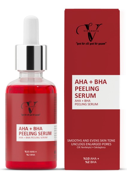 Aha Bha Cilt Tonu Eşitleyici Kırmızı Peeling Serum 30 ml