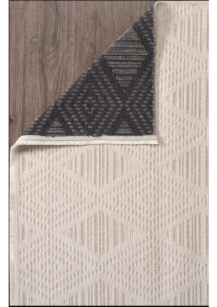 Halı Aqua Pamuklu Kolay Temizlenen Yumuşak Modern Dokuma Kesme Kilim Halı