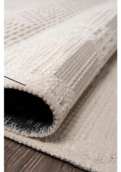 Halı Aqua Pamuklu Kolay Temizlenen Yumuşak Modern Dokuma Kesme Kilim Halı