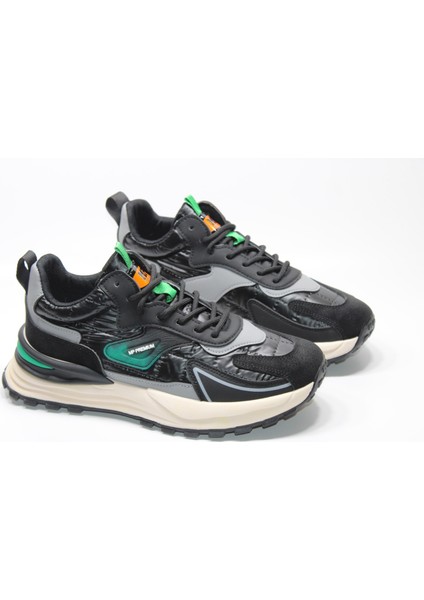 Ortopedik Kaymaz Taban Bağcıklı Erkek Günlük Sneaker Spor Ayakkabı