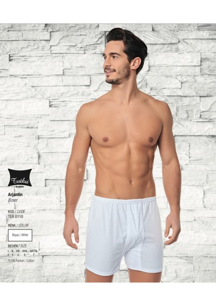 Erkek Penye Arjantin Boxer 3 Adet