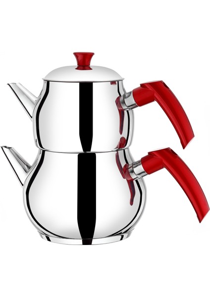 Ipeksaray Küre Çelik Çaydanlık Takımı Orta Boy 4 Pcs - Süzgeçli Demlik fiyatları