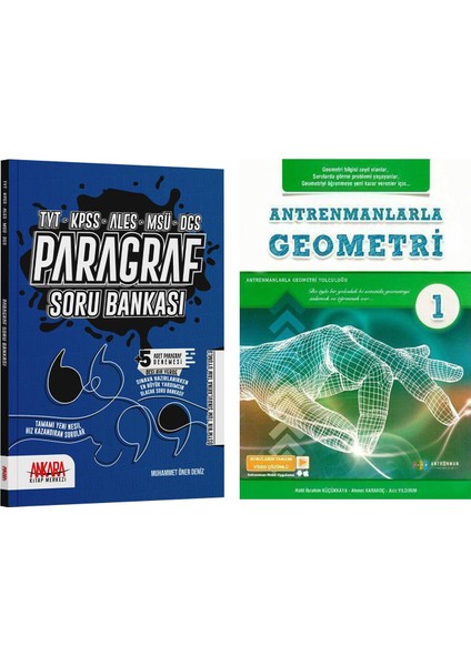 Paragraf - Antrenmanlarla Geometri 1 Soru Bankası Seti 2 Kitap