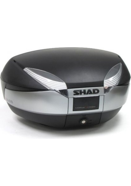 Motosiklet Arka Çanta Dark Grey Siyah Açık Gri Motor Arka Topcase 48 Litre fiyatları