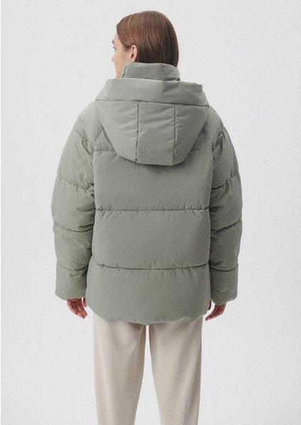 Gri Şişme Mont fırsatları