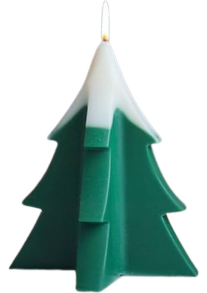 Dekoratif Çam Ağacı Mum Yeşil fiyatları