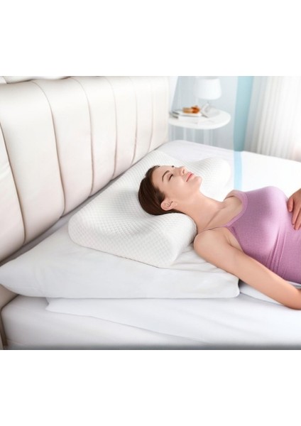 Ortopedik Boyun Yastığı Için Yastık Visco Boyun Yastığı Boyun Fıtığı Için Yastık Boyun Yastığı