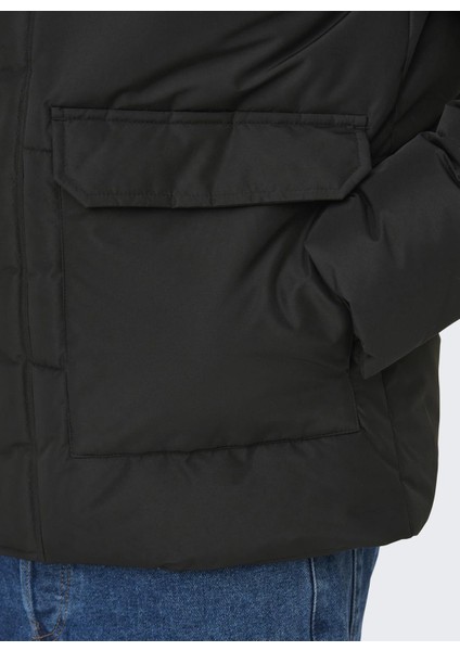 Siyah Erkek Mont Onscarl Lıfe Quılted Jacket Noos Ot