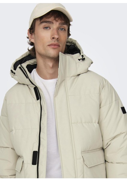 Krem Erkek Mont Onscarl Lıfe Quılted Jacket Noos Ot