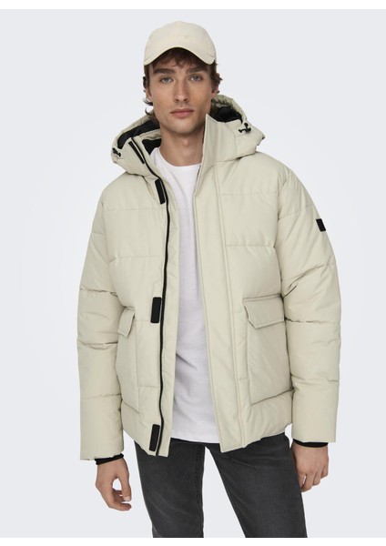 Krem Erkek Mont Onscarl Lıfe Quılted Jacket Noos Ot fırsatları