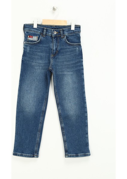 Normal Bel Mavi Erkek Çocuk Denim Pantolon 241 Lcb 121002 Bath Astra Blue