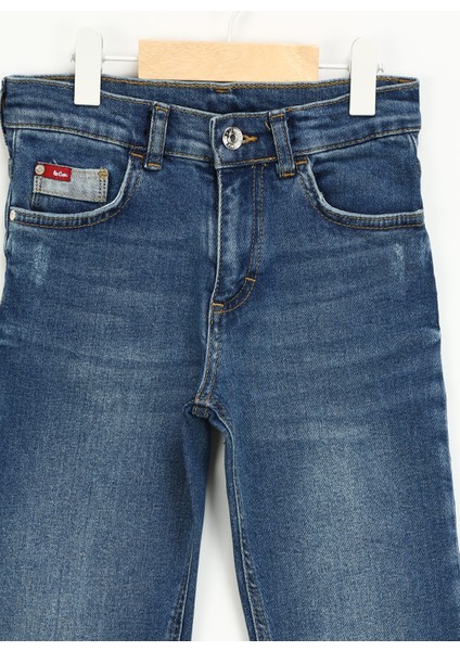 Normal Bel Mavi Erkek Çocuk Denim Pantolon 241 Lcb 121002 Bath Astra Blue