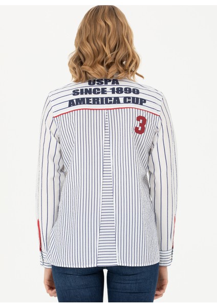 Regular Fit Gömlek Yaka Beyaz Kadın Gömlek Cına indirimleri