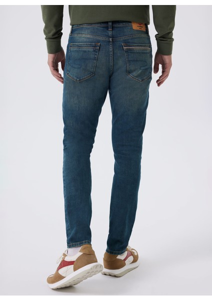 Normal Bel Skinny Fit Erkek Denim Pantolon 241 Lcm 121059 Jeff Ferb Nıle Blue fırsatları