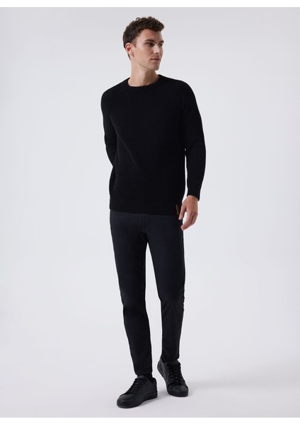 O Yaka Regular Fit Siyah Erkek Kazak 241 Lcm 241033 Albert Sıyah