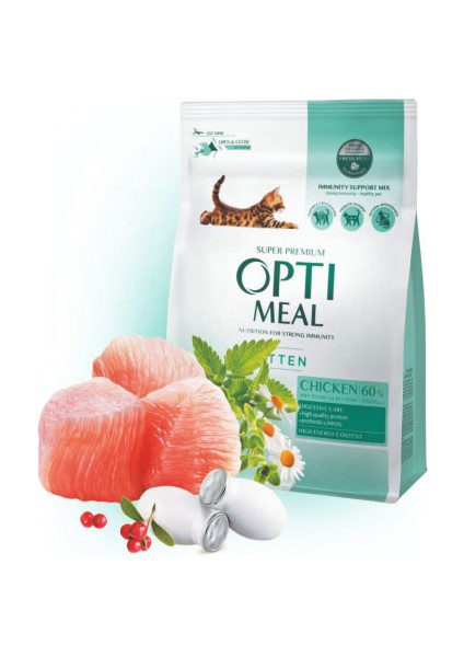 Süper Premium Tavuklu Yavru Kedi Maması 4 kg