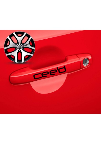 Ceed Kapı Kolu Sticker 10ADET
