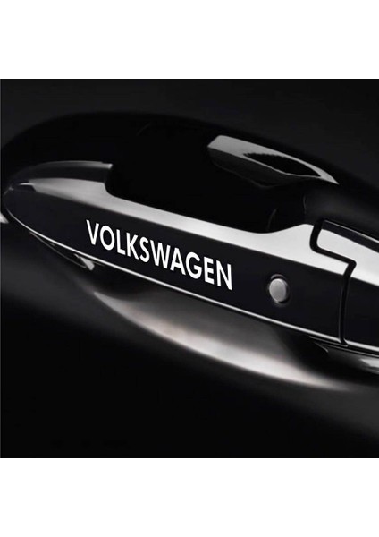 V Olkswagen Kapı Kolu Sticker 10ADET