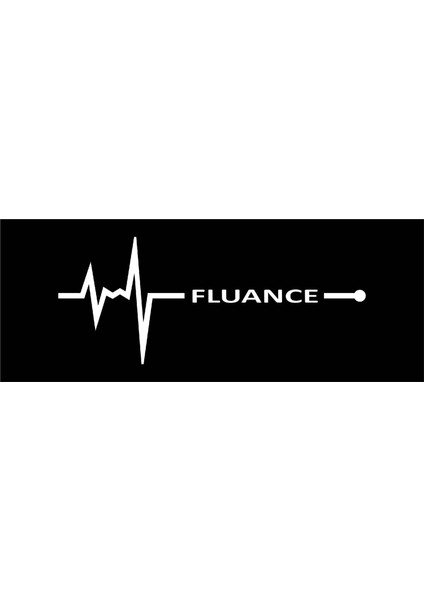 Fluance Nabız Kalp Atışı Sticker 2 Adet Kelebek Cam