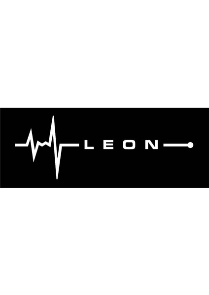 Leon Nabız Kalp Atışı Sticker 2 Adet Kelebek Cam