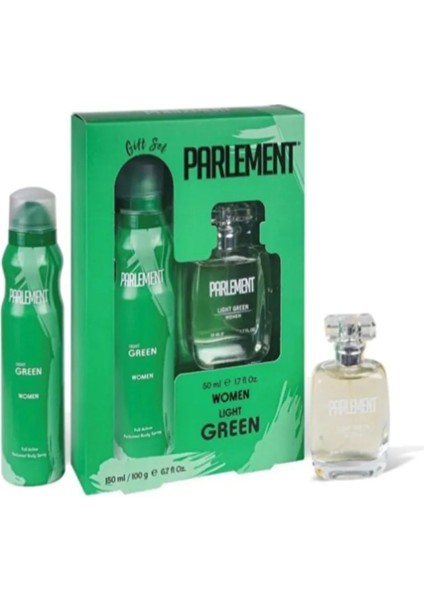 50 ml Light Green Kadın Parfüm + 150 ml Deodorant Seti