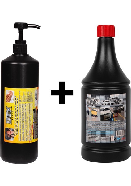 Kumlu El Temizleme Kremi ( Sabunu) 1 kg & Epoxi Yer Temizleme Sıvısı 1 Lt