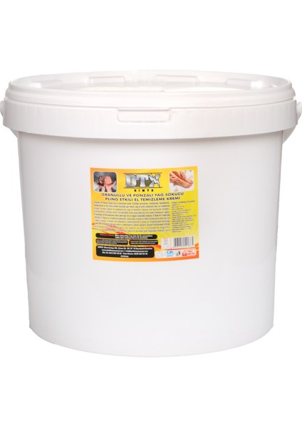 Dtx Kimya Sanayi Tipi Granüllü El Temizleme Sabunu (Kremi) 8 kg