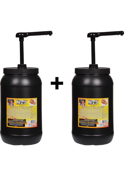 2 Adet Sanayi Tipi Kumlu El Temizleme Kremi (Sabunu) 3 kg fiyatları