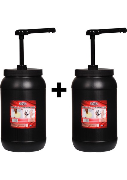 2 Adet Sanayi Tipi Kumlu El Temizleme Kremi (Sabunu) 3 kg