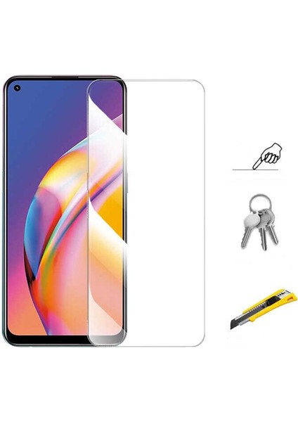 Oppo A96 4g Maxi Glass Temperli Cam Ekran Koruyucu