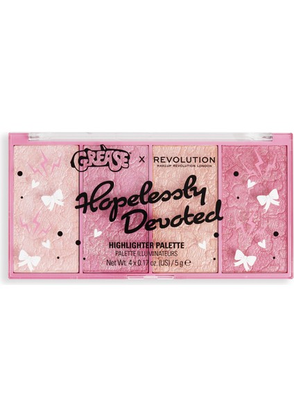 X Grease Hopelessly Devoted Highlighter Palette Palet indirimleri