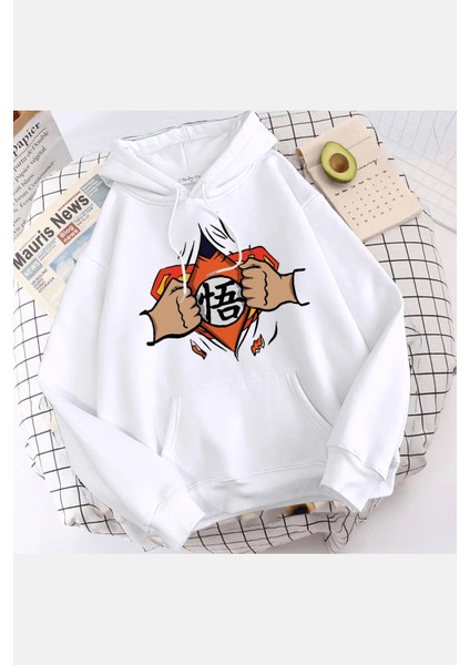 Süper Dragon Ball Kapşonlu Sweatshirt