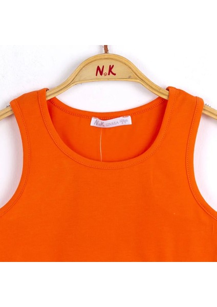 Kız Çocuk Crop T-Shirt Turuncu fiyatları