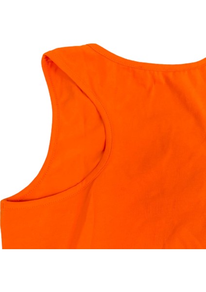 Kız Çocuk Crop T-Shirt Turuncu indirimleri