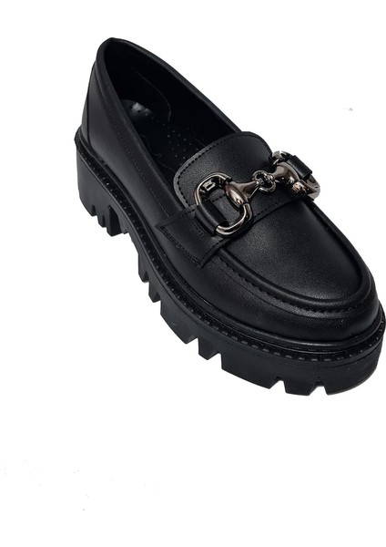 Kadın Aksesuarlı Loafer Ayakkabı 869023 Z