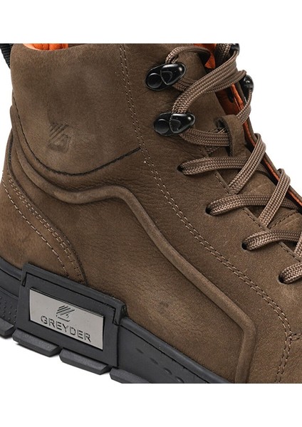 16400 Erkek Duman Deri Sneaker Bot