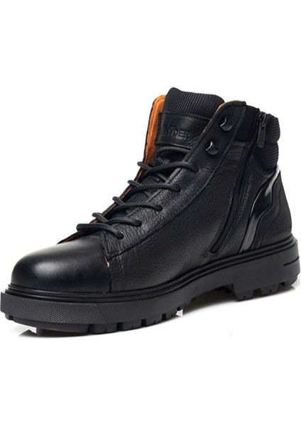 16270 Erkek Siyah Deri Casual Bot fiyatları