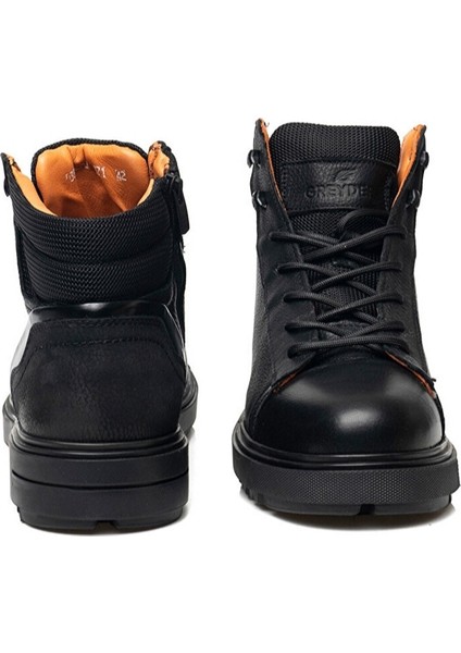 16270 Erkek Siyah Deri Casual Bot fırsatları